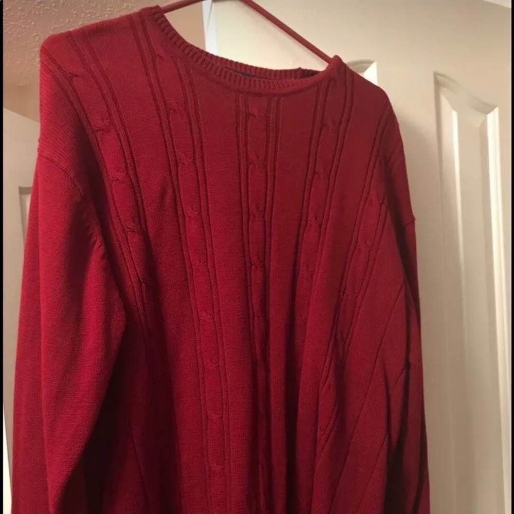 Men’s Caribbean Joe XL Red Sweater